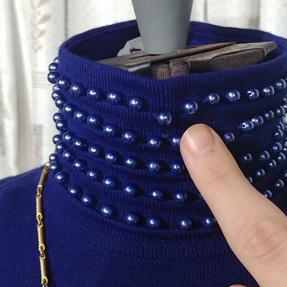 Vintage 80s Sweater Dress - Picture 5 of 10